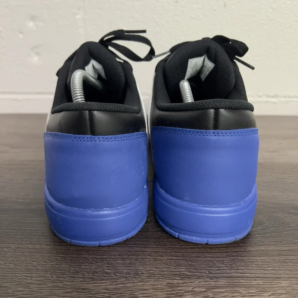 Jordan Flight Court Men's Size 13 Black White Royal Blue Sneakers DV5141-401